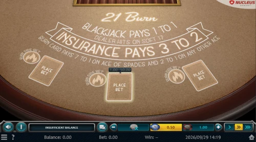 Classic Blackjack Table