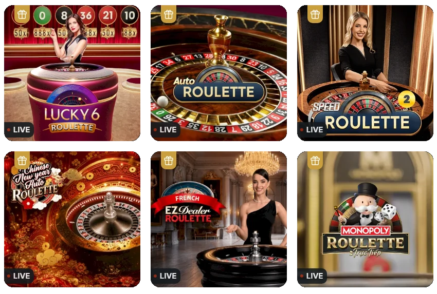 Live Roulette at Golden Roo Casino